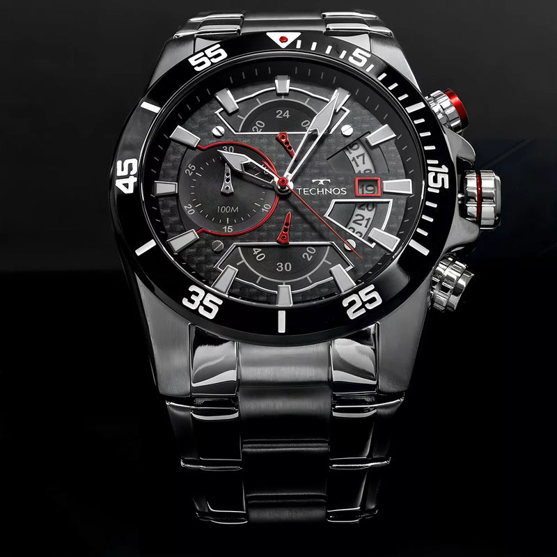 Technos Ts Carbon Prata Js15emz/1r