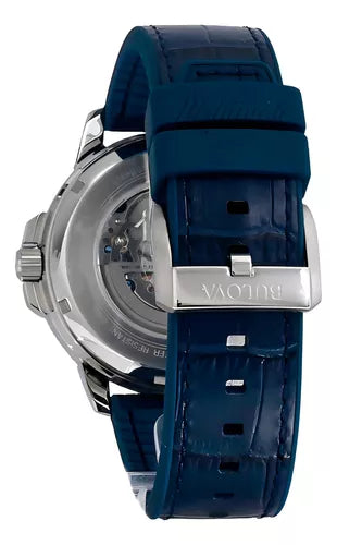 Bulova Marine Star Automático 96a291 Azul