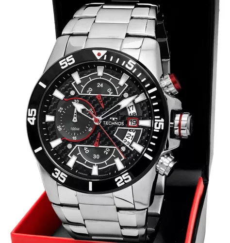 Technos Ts Carbon Prata Js15emz/1r